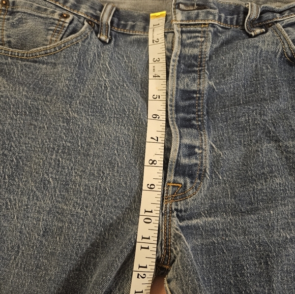 Levi's Button Fly Shorts 40X30 - Picture 5 of 6